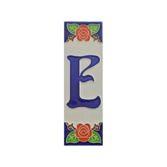 Ceramic letter E