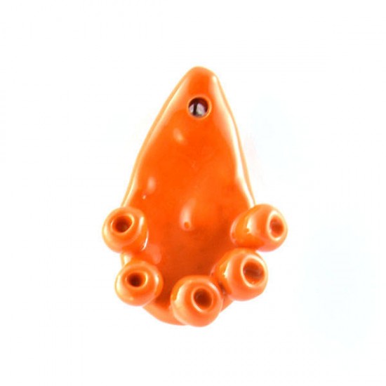 Prickly pear cm15 Castro orange with hole