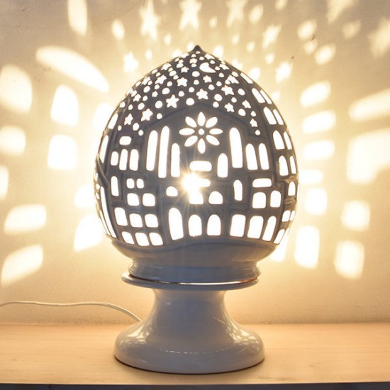 Landscape ceramic lamp 40cm