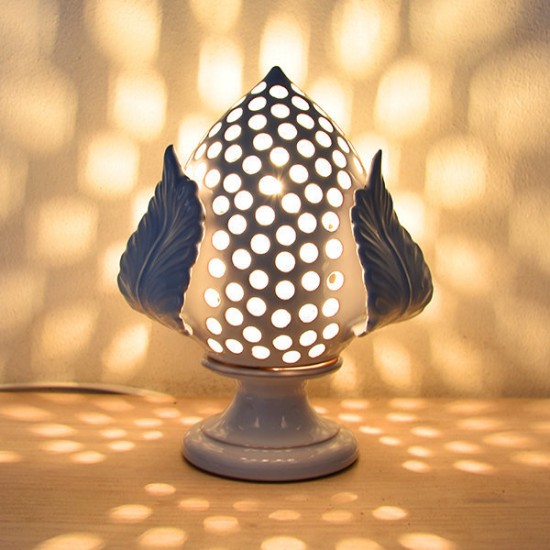Pumo lamp 20cm with leaves