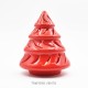 Tree red candle holder