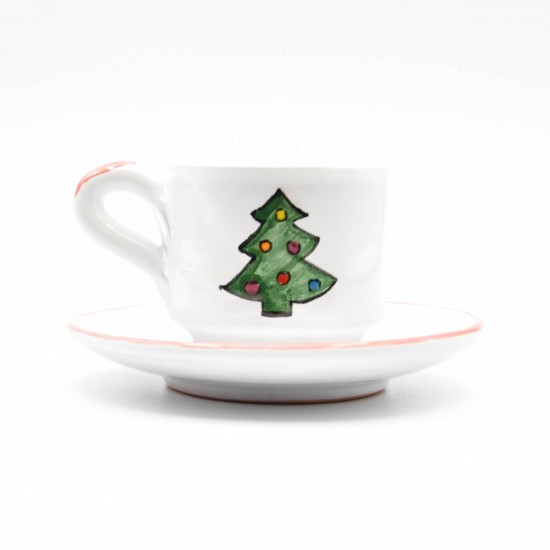Christmas coffee cup Christmas tree