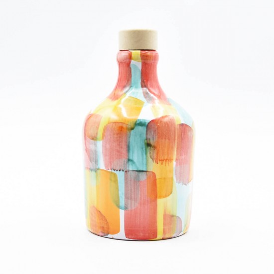 Oliera in ceramica 250ml bottiglia colorata