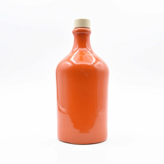 Oliera in ceramica 500ml bottiglia arancio