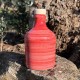 Oliera in ceramica 250ml bottiglia spennellata rosso