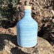 Oliera in ceramica 100ml bottiglia spennellata turchese