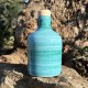 Oliera in ceramica 100ml bottiglia spennellata verde Locorotondo