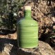 Oliera in ceramica 100ml bottiglia spennellata verde scuro
