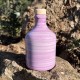 Oliera in ceramica 250ml bottiglia spennellata viola