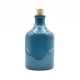 Oliera in ceramica 250ml bottiglia blu ottanio