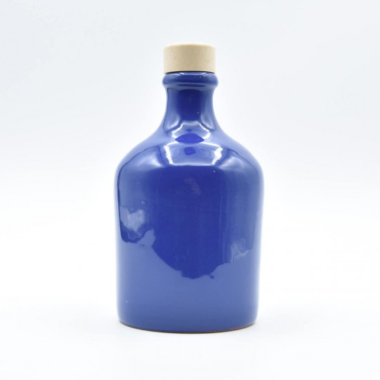 Oliera in ceramica 250ml bottiglia blu otranto