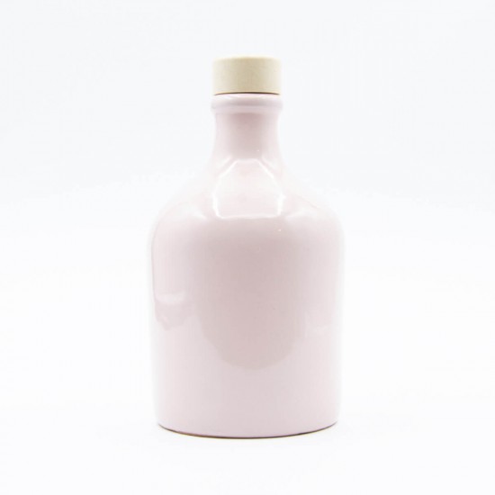 Oliera in ceramica 250ml bottiglia rosa cipria