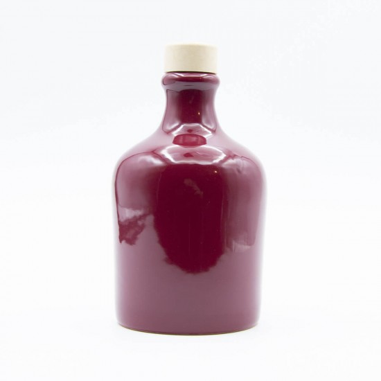 Oliera in ceramica 100ml bottiglia rosso antico