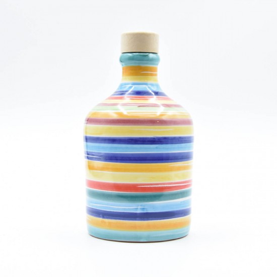 Oliera in ceramica 250ml bottiglia multicolor