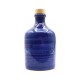 Oliera in ceramica 250ml bottiglia spennellata blu