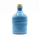 Oliera in ceramica 100ml bottiglia spennellata turchese