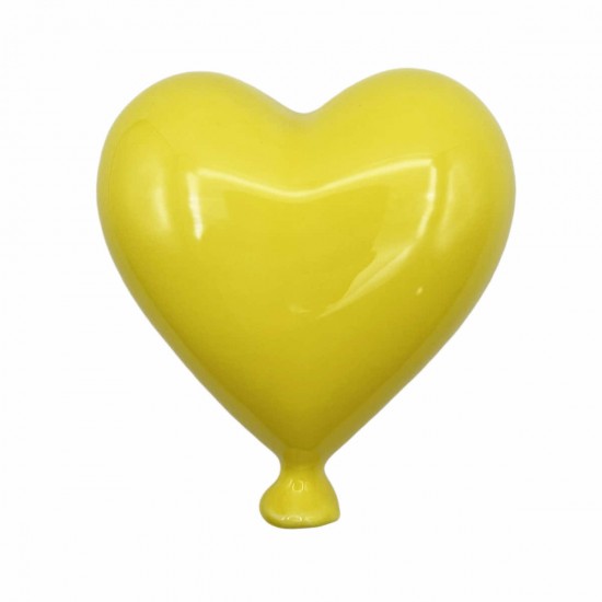 Palloncino cuore giallo