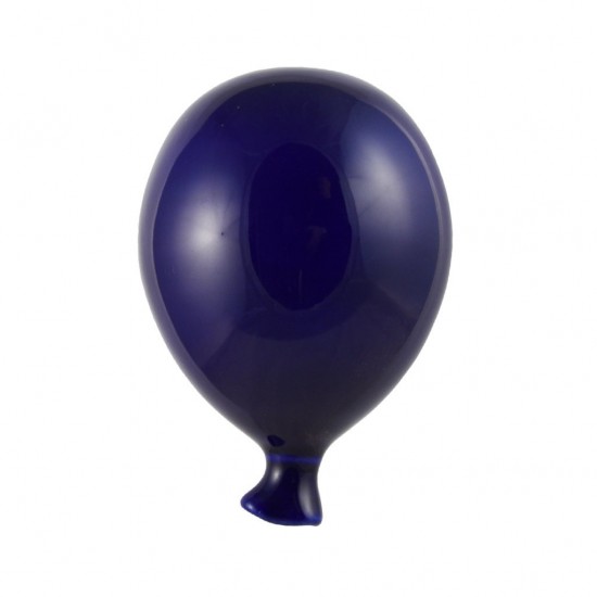 Dark blue ceramic balloon 9cm