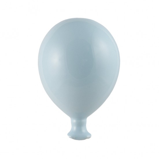 Light blue ceramic balloon 15cm