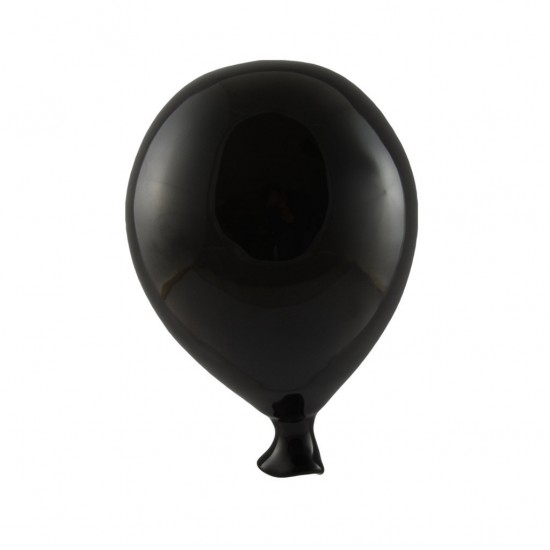 Black ceramic balloon 20cm